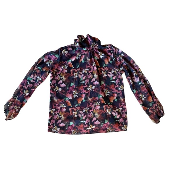 NEW MISA LOS ANGELES lulu top in libra fleur chiffon - Picture 6 of 8